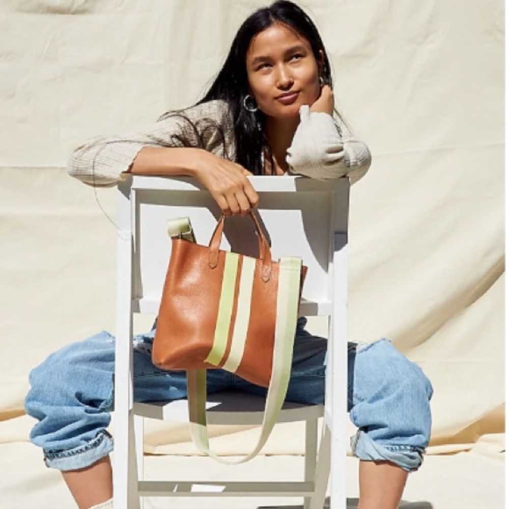 RARE MADEWELL STRIPE TRANSPORT